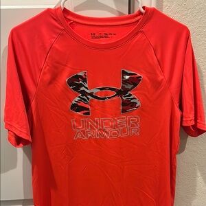 Under Armour Red Short Sleeve Tee